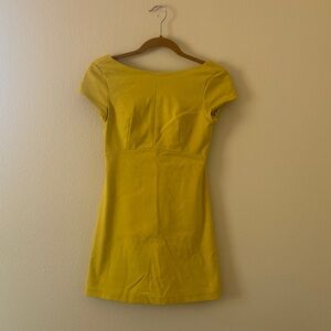 Zara Sunny Yellow Mini Dress